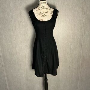 Old Navy Black Sleeveless Mini Dress Size Medium
